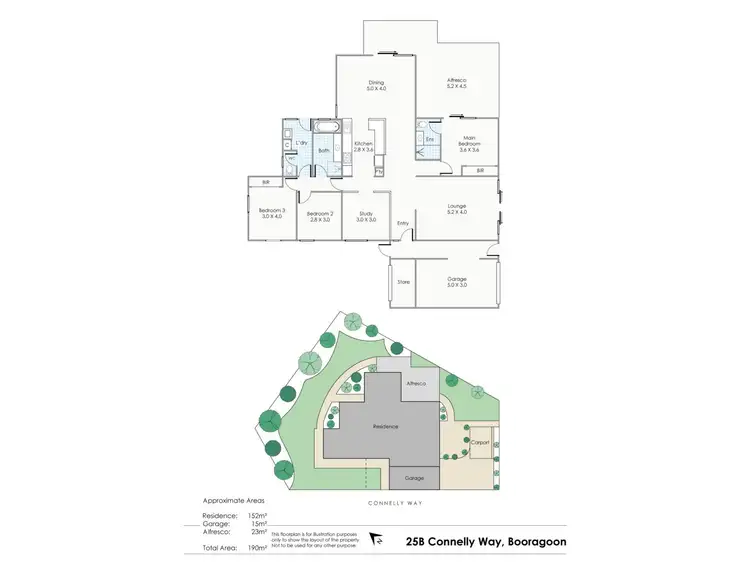 Floorplan of Homely house listing, 25B Connelly Way, Booragoon WA 6154