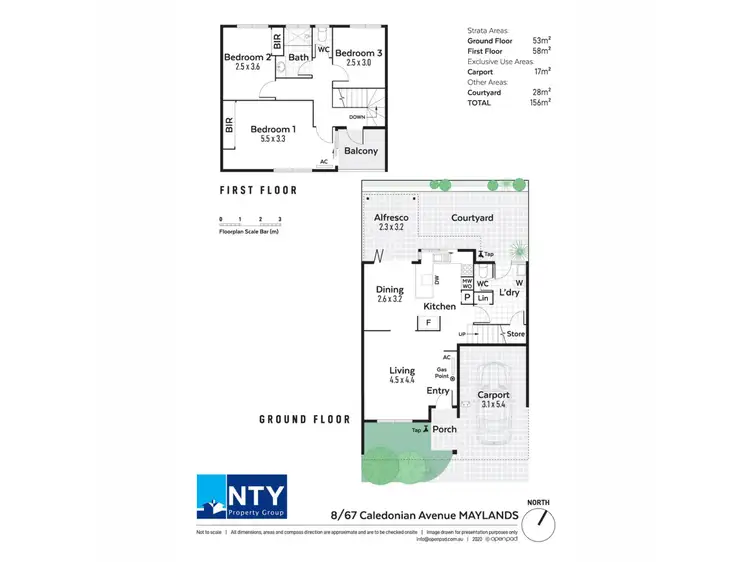 Floorplan of Homely townhouse listing, 8/67 Caledonian Avenue, Maylands WA 6051