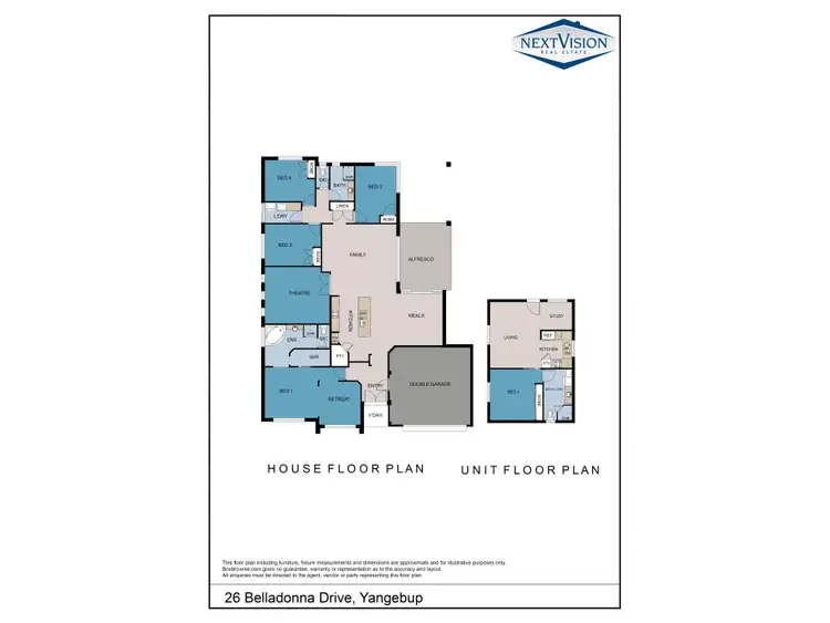 Floorplan of Homely house listing, 26 Belladonna Drive, Yangebup WA 6164