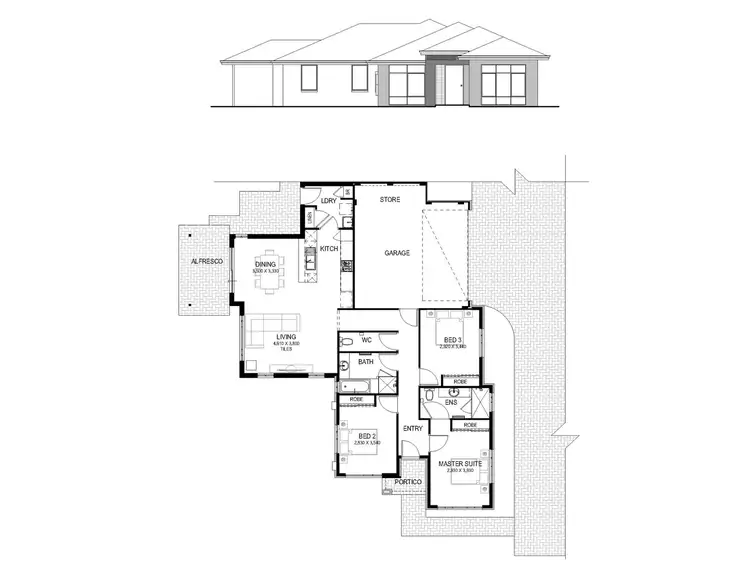 Floorplan of Homely house listing, Unit 4, 22 Karabil Way, Nollamara WA 6061