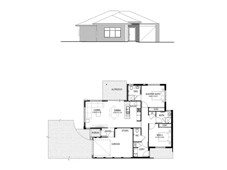Floorplan of Homely house listing, Unit 2, 22 Karabil Way, Nollamara WA 6061