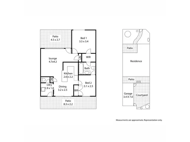 Floorplan of Homely villa listing, 5/87 Tyler Street, Tuart Hill WA 6060