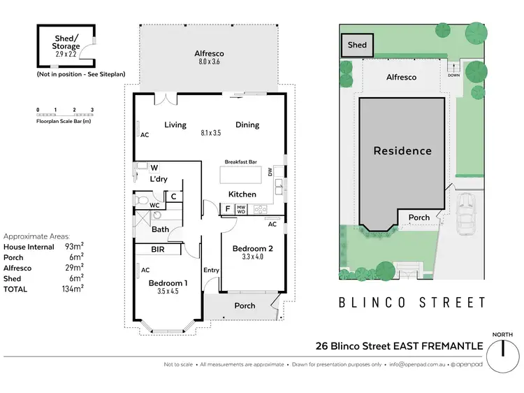 Floorplan of Homely house listing, 26 Blinco Street, Fremantle WA 6160