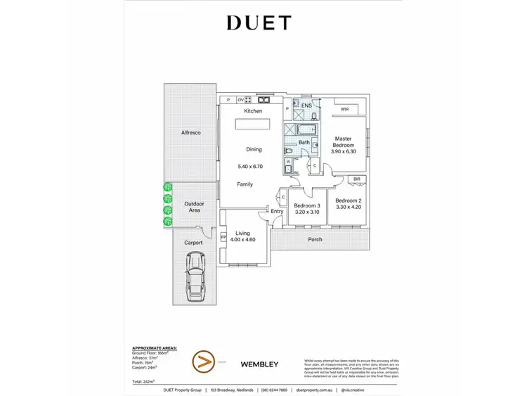 Floorplan of Homely house listing, 95a Alexander Street, Wembley WA 6014