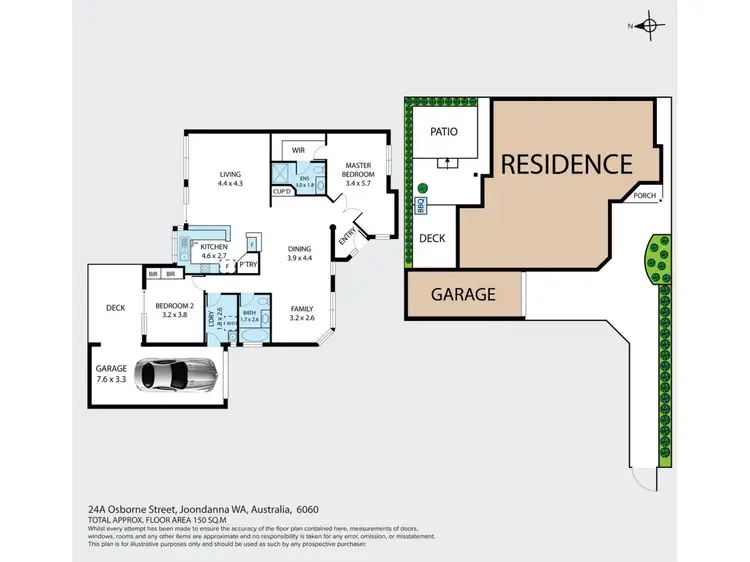 Floorplan of Homely house listing, 24A Osborne Street, Joondanna WA 6060
