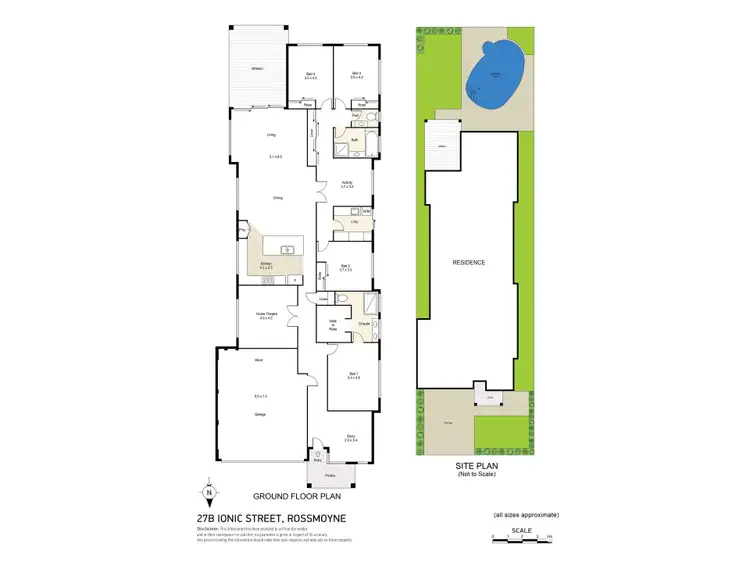 Floorplan of Homely house listing, 27B Ionic Street, Rossmoyne WA 6148