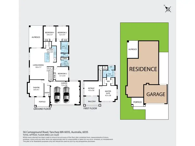 Floorplan of Homely house listing, 56 Campground Road, Yanchep WA 6035