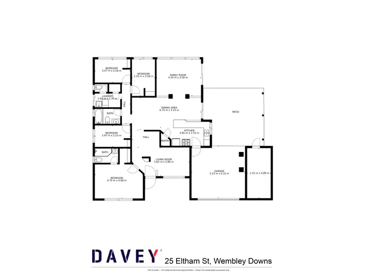 Floorplan of Homely house listing, 25 Eltham Street, Wembley Downs WA 6019