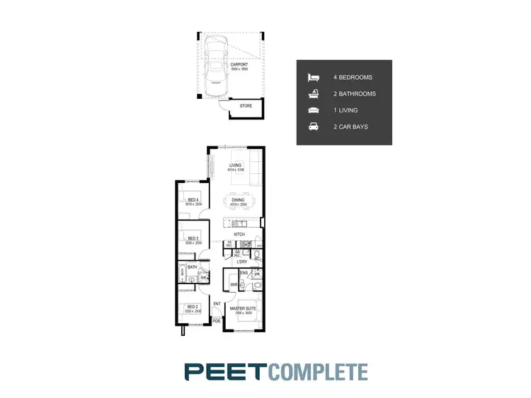 Floorplan of Homely house listing, 367 Lambeth Circle, Wellard WA 6170