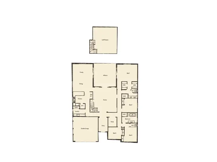 Floorplan of Homely house listing, 10 Jolly Rambler Boulevard, Ravenswood WA 6208