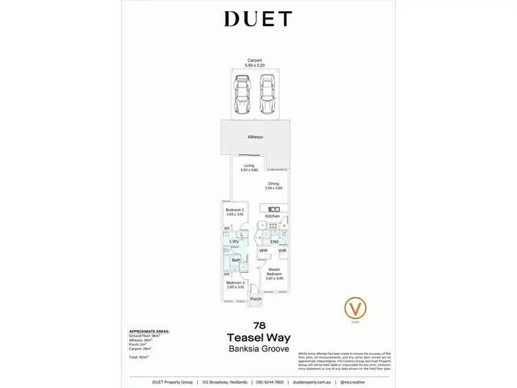 Floorplan of Homely house listing, 78 Teasel Way, Banksia Grove WA 6031