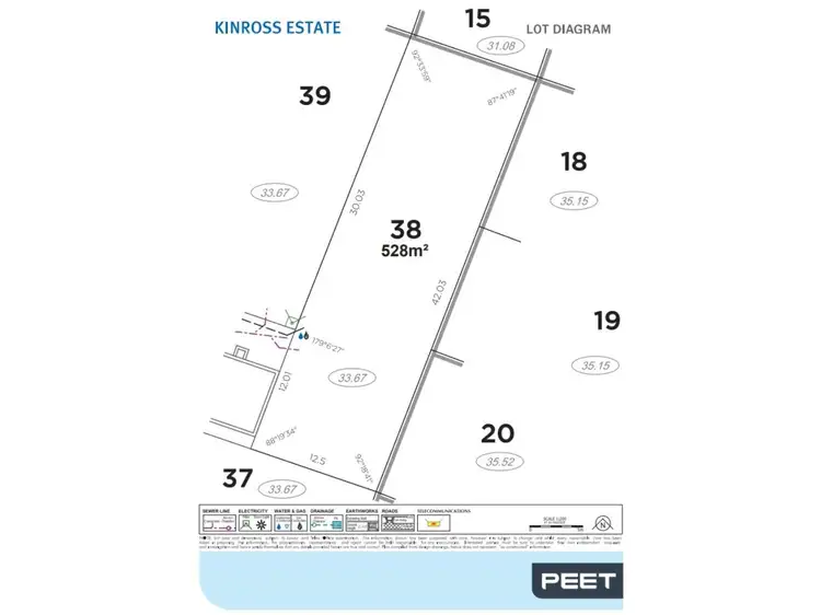 Floorplan of Homely land listing, Lot 38, Darroch Loop, Kinross WA 6028