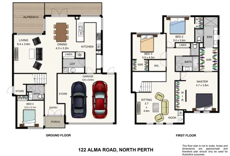 Floorplan of Homely house listing, 122 Alma Road, North Perth WA 6006