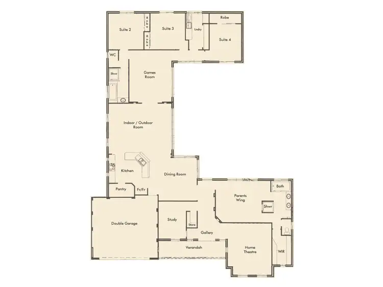 Floorplan of Homely house listing, 16 Maddox Vista, Lakelands WA 6180