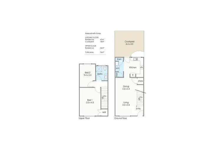 Floorplan of Homely villa listing, 3/29 Pearl Parade, Scarborough WA 6019