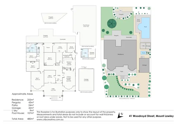 Floorplan of Homely house listing, 41 Woodroyd Street, Mount Lawley WA 6050