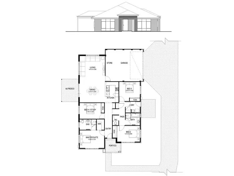 Floorplan of Homely house listing, Lot 1, 15 Colwyn Road, Bayswater WA 6053