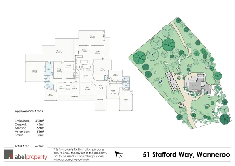 Floorplan of Homely house listing, 51 Stafford Way, Wanneroo WA 6065