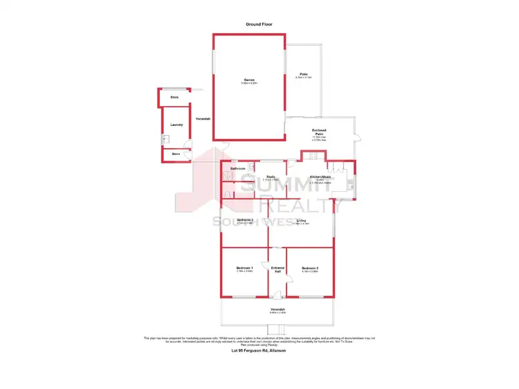 Floorplan of Homely land listing, 3064 Coalfields Road, Allanson WA 6225