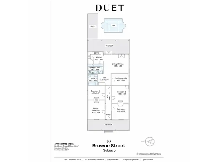 Floorplan of Homely house listing, 10 Browne Street, Subiaco WA 6008