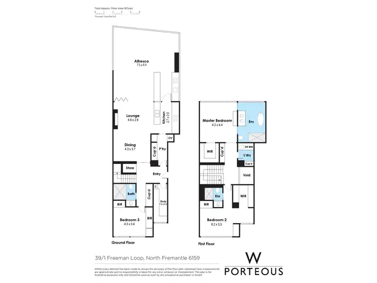 Floorplan of Homely apartment listing, 39/1 Freeman Loop, North Fremantle WA 6159
