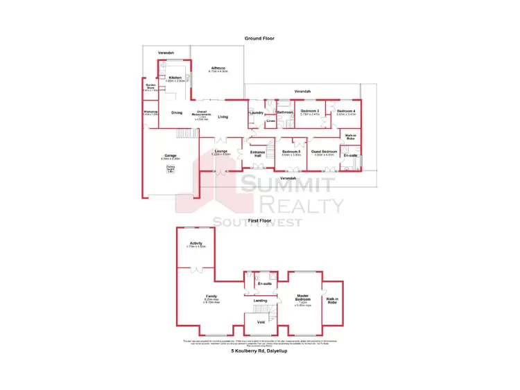 Floorplan of Homely house listing, 5 Koulberry Road, Dalyellup WA 6230