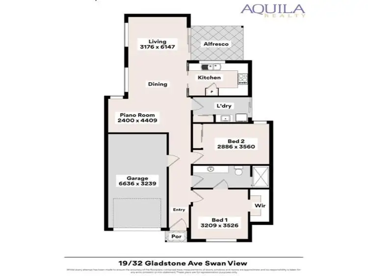 Floorplan of Homely house listing, 19/32 Gladstone Avenue, Swan View WA 6056