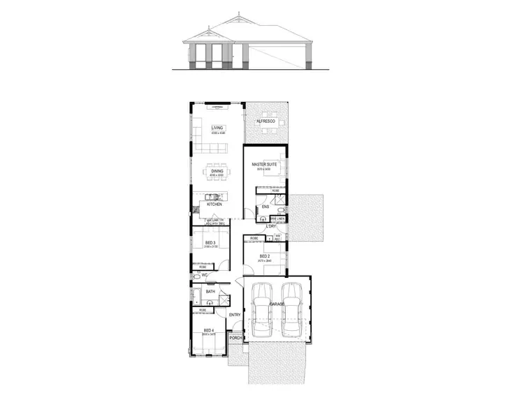 Floorplan of Homely house listing, 50 Pickering Avenue, Parmelia WA 6167
