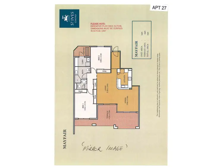 Floorplan of Homely retirement listing, 27/6 Tighe Street, Jolimont WA 6014