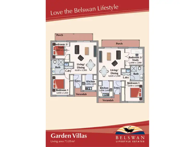 Floorplan of Homely retirement listing, 2F Baronia Loop, Mandurah WA 6210