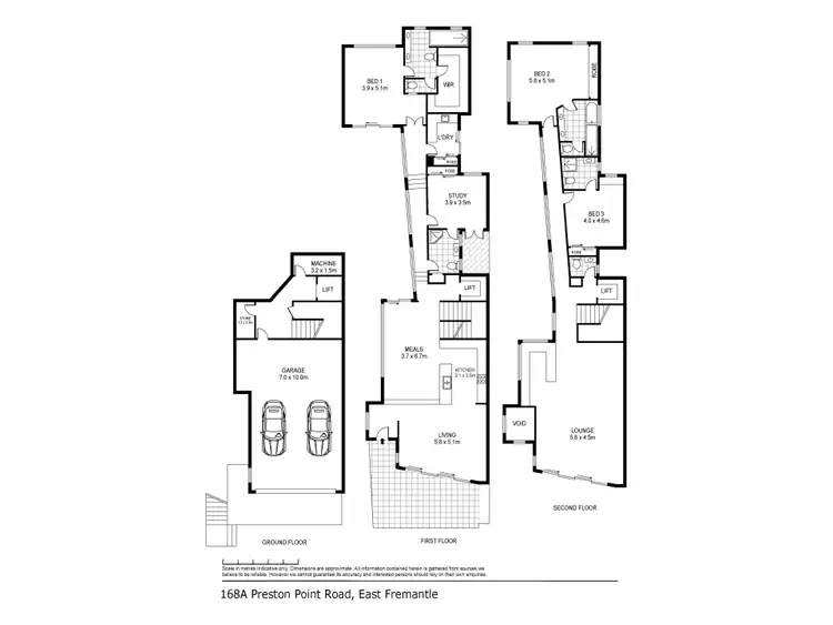 Floorplan of Homely house listing, 168a Preston Point Road, East Fremantle WA 6158
