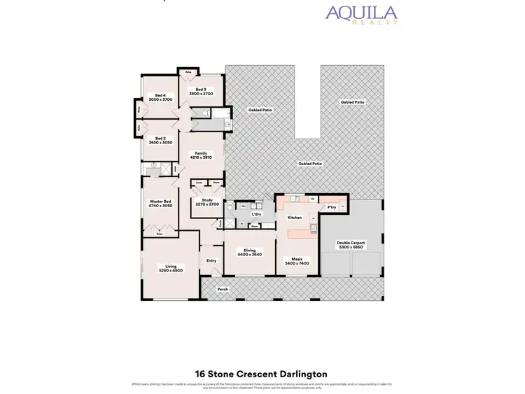 Floorplan of Homely house listing, 16 Stone Crescent, Darlington WA 6070