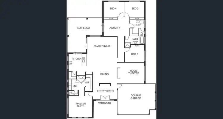 Floorplan of Homely house listing, 17 Dunbar Way, Canning Vale WA 6155