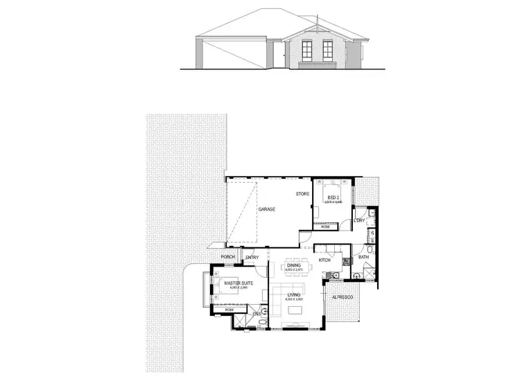 Floorplan of Homely house listing, Lot 5, 36 Dickson Drive, Middle Swan WA 6056