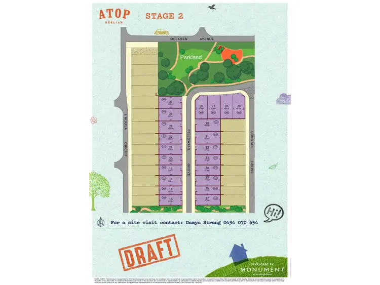 Floorplan of Homely land listing, Lot 24, 35 Yellowtail Grove, Beeliar WA 6164