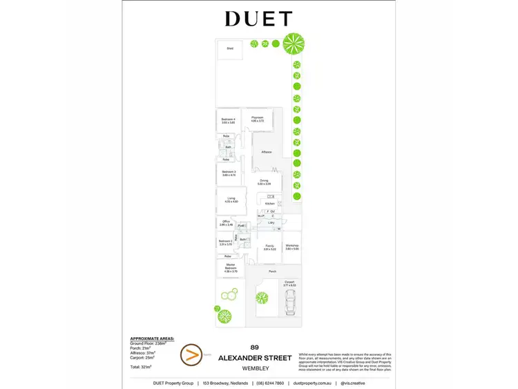 Floorplan of Homely house listing, 89 Alexander Street, Wembley WA 6014