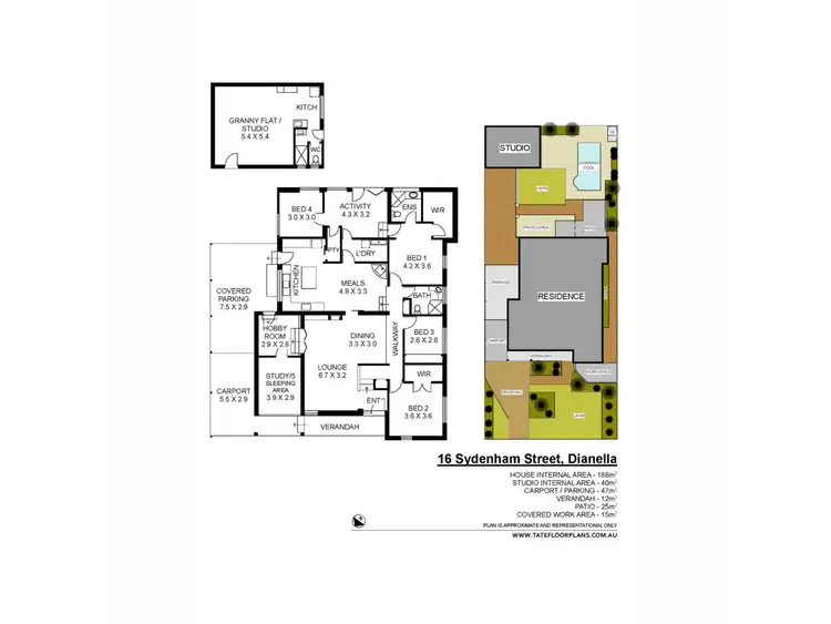Floorplan of Homely house listing, 16 Sydenham Street, Dianella WA 6059