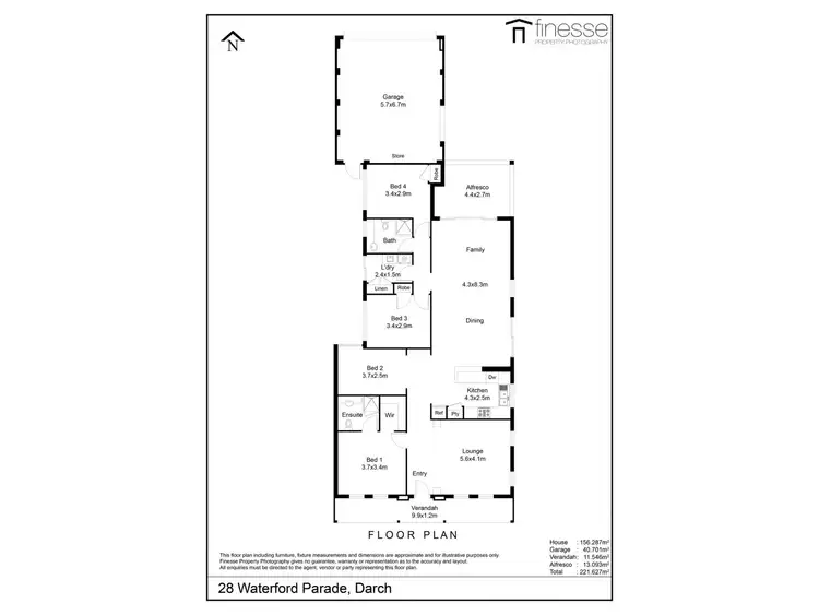 Floorplan of Homely house listing, 28 Waterford Parade, Darch WA 6065