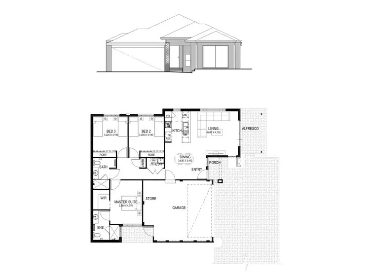 Floorplan of Homely house listing, Lot 3, 148 Ravenswood Drive, Nollamara WA 6061