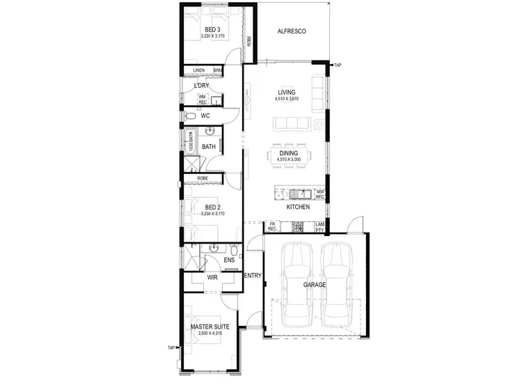 Floorplan of Homely house listing, 69 Portobello Parade, Wellard WA 6170