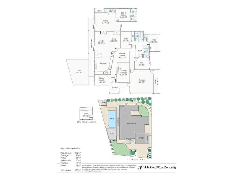 Floorplan of Homely house listing, 19 Eckford Way, Duncraig WA 6023