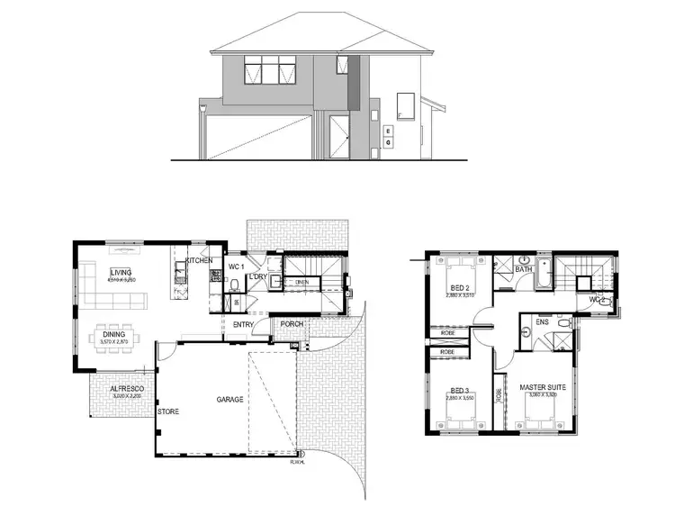 Floorplan of Homely house listing, 3, 7 Shaw Place, Innaloo WA 6018
