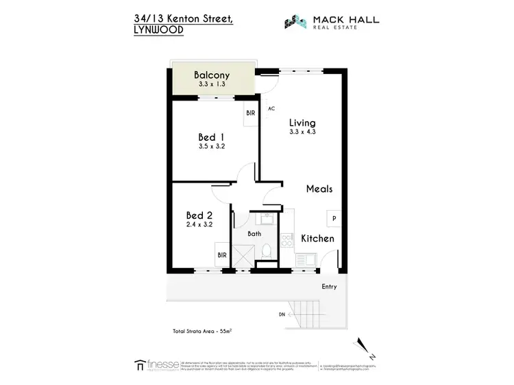 Floorplan of Homely unit listing, 34/13 Kenton Street, Lynwood WA 6147