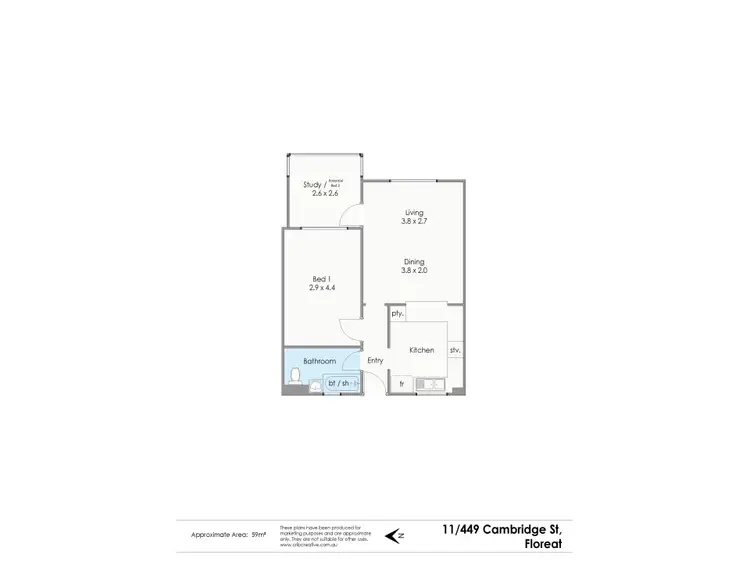 Floorplan of Homely house listing, 11/449 Cambridge Street, Floreat WA 6014