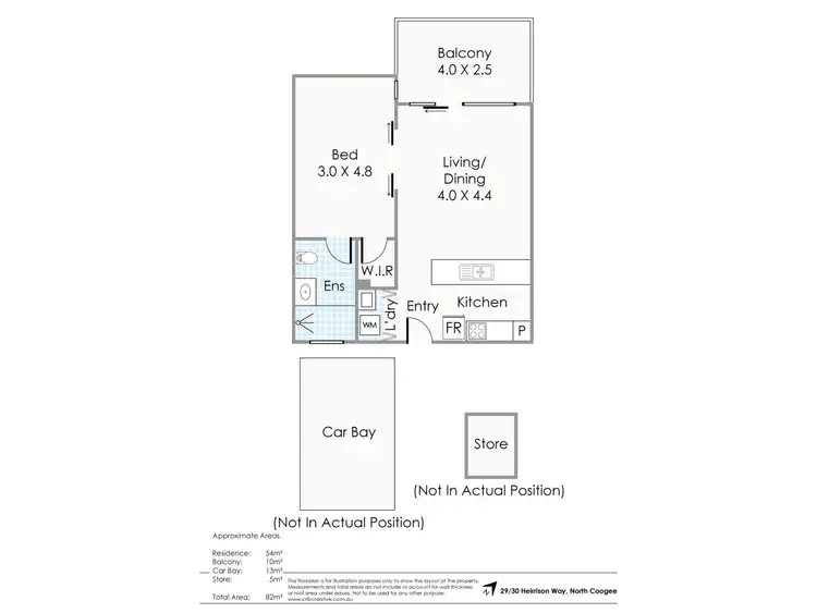 Floorplan of Homely apartment listing, 29/30 Heirisson Way, North Coogee WA 6163