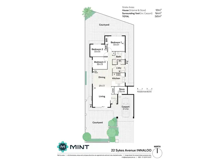 Floorplan of Homely villa listing, 22 Sykes Avenue, Innaloo WA 6018