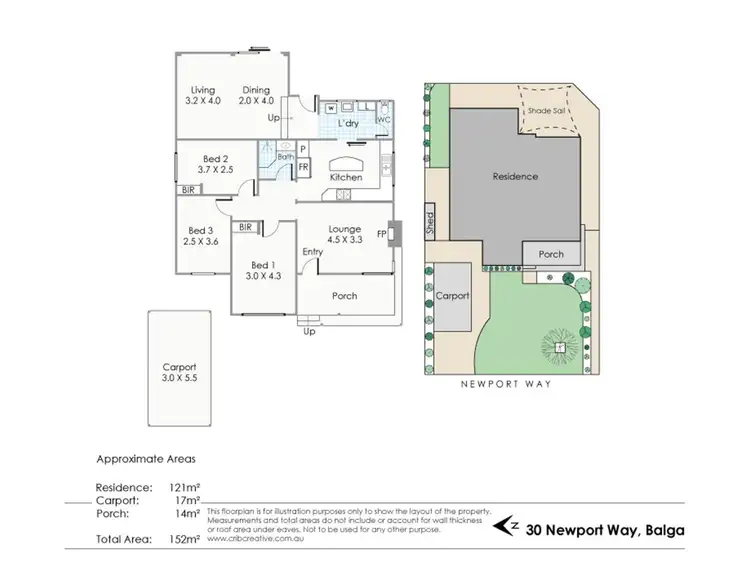 Floorplan of Homely house listing, 30 Newport Way, Balga WA 6061