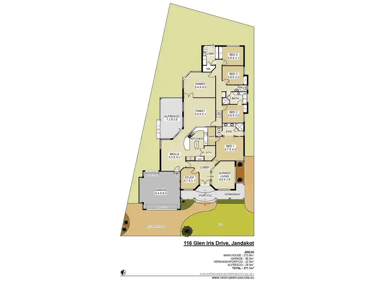 Floorplan of Homely house listing, 116 Glen Iris Drive, Jandakot WA 6164