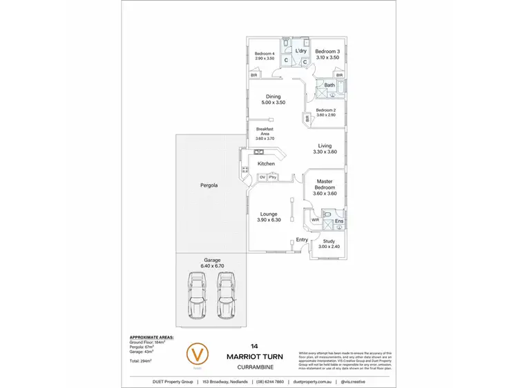 Floorplan of Homely house listing, 14 Marriot Turn, Currambine WA 6028
