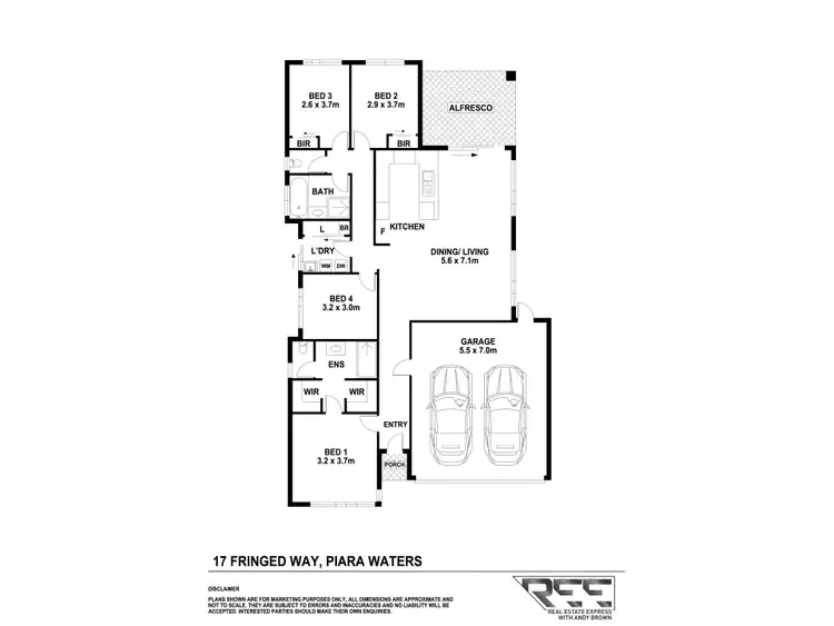 Floorplan of Homely house listing, 17 Fringed Way, Piara Waters WA 6112